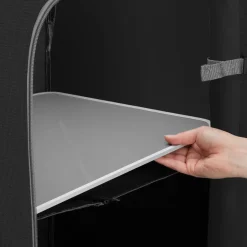 tectake - Campingkeuken 116x52x107cm, Zwart Outlet