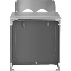 tectake - Campingkeuken 76x53,5x107cm, Grijs Sale