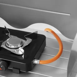 tectake - Campingkeuken 76x53,5x107cm, Grijs Sale