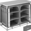 tectake - Campingkeuken 97x47,5x78cm, Grijs Sale