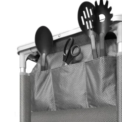 tectake - Campingkeuken 97x47,5x78cm, Grijs Sale