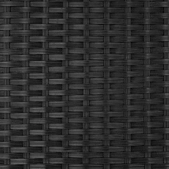 tectake - loungeset Catania - wicker - zwart New