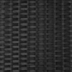 tectake - loungeset Catania - wicker - zwart New