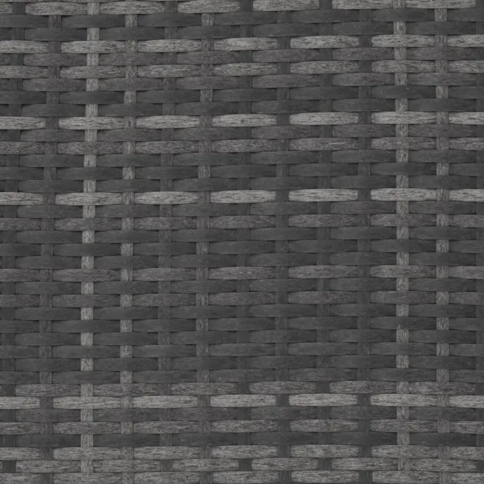 tectake - tuinset Bilbao - wicker - incl. beschermhoes - grijs Best