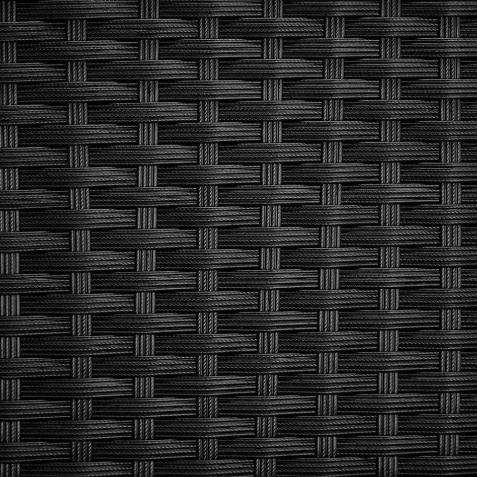 tectake 2 tuinstoelen - Wickerstoel Girona, stapelbaar, draagkracht 120 kg Clearance