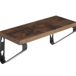 tectake 3 wandplanken Cowell, Industrieel Hout Donker, Rustiek Online