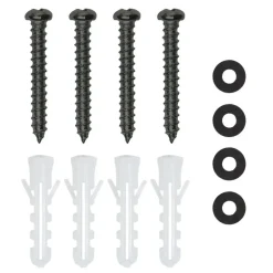 tectake 2 wandplanken Rockport, Industrieel Hout Donker, Rustiek