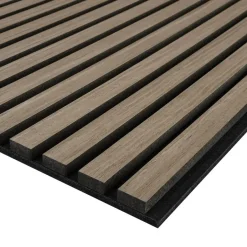 tectake Akoestische panelen Sonic Wall houtlook, Donker Eiken Clearance