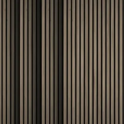 tectake Akoestische panelen Sonic Wall houtlook, Donker Eiken Clearance