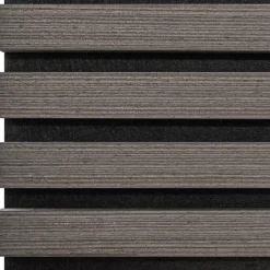 tectake Akoestische panelen Sonic Wall houtlook, Eiken Grijs Outlet