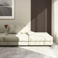 tectake Akoestische panelen Sonic Wall houtlook, Eiken Grijs Outlet