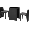 tectake Aluminium wicker bistroset Hamburg, Zwart Online