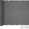 tectake Balkon privacyscherm met metaalversterkte ogen, variant 2, Grijs New