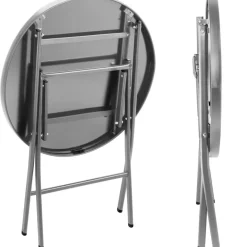 tectake Balkonset Düsseldorf 2+1, Grijs Sale