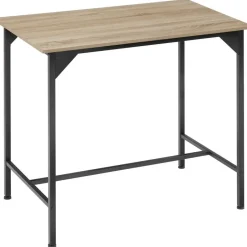 tectake Bartafelset Edinburgh 4+1, Industrieel Licht Hout, Eiken Sonoma Clearance