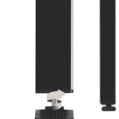 tectake Bijzettafel Dayton 35x35x70,5cm, Industrieel Hout Donker, Rustiek Clearance