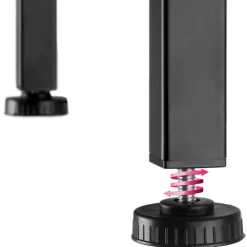 tectake Bijzettafel Dayton 35x35x70,5cm, Industrieel Hout Donker, Rustiek Clearance