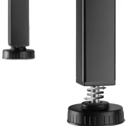 tectake Bijzettafel York 45,5x36x75,5cm, Industrieel Hout Donker, Rustiek Discount