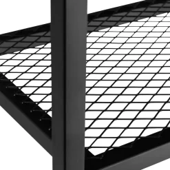 tectake Bijzettafel York 45,5x36x75,5cm, Industrieel Hout Donker, Rustiek Discount