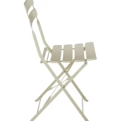 tectake Bistrotafel set Frieda, inklapbaar voor 2 personen, Crème Online