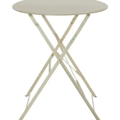 tectake Bistrotafel set Frieda, inklapbaar voor 2 personen, Crème Online