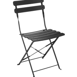 tectake Bistrotafel set Frieda, inklapbaar voor 2 personen, Zwart Best