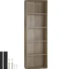 tectake Boekenrek Lexi 5 vakken 60x30x190cm, Licht Hout, Eiken Sonoma Online