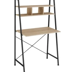 tectake Bureau Exeter 85,5x46,5x140cm, Industrieel Licht Hout, Eiken Sonoma Clearance