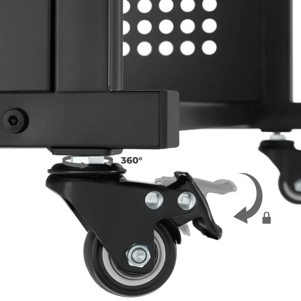 tectake Bureau Fife 80x65,5x130,5cm, Industrieel Hout Donker, Rustiek Sale