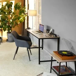 tectake Bureau Jenkins, Industrieel Licht Hout, Eiken Sonoma Sale