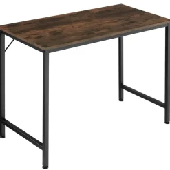 tectake Bureau Jenkins, Industrieel Hout Donker, Rustiek Outlet