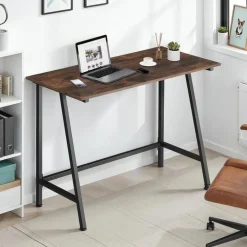 tectake Bureau Newton 100x50x77cm, Industrieel Hout Donker, Rustiek Outlet