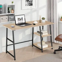 tectake Bureau Paisley 120x50x73,5cm, Industrieel Licht Hout, Eiken Sonoma Sale