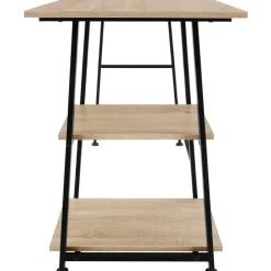 tectake Bureau Paisley 120x50x73,5cm, Industrieel Licht Hout, Eiken Sonoma Sale