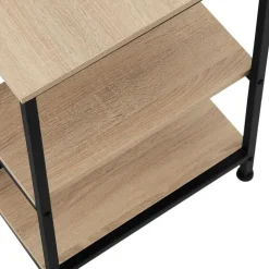 tectake Bureau Stoke 137x55x75cm, Industrieel Licht Hout, Eiken Sonoma Outlet