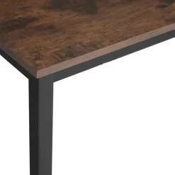 tectake Bureau Vanport 120x60x75,5cm, Industrieel Hout Donker, Rustiek Best