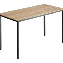 tectake Bureau Vanport 120x60x75,5cm, Industrieel Licht Hout, Eiken Sonoma Clearance