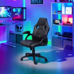 tectake Bureaustoel Mike, Zwart Clearance