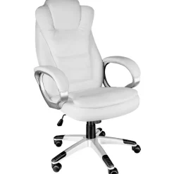 tectake Bureaustoel Zulu, Wit Discount