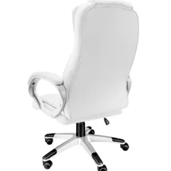 tectake Bureaustoel Zulu, Wit Discount