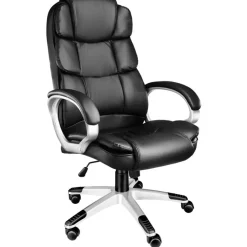 tectake Directiebureaustoel Jonas, Zwart New