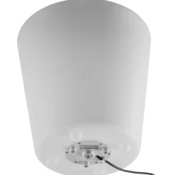 tectake Flessenkoeler Luminous Curve Cooler, LED, met afstandsbediening, Wit Hot