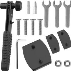 tectake Gestoffeerd bed met LED & opbergruimte, 120 x 200 cm, Beige Clearance