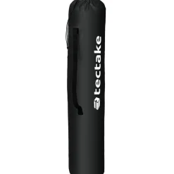 tectake Gestoffeerde campingstoel MTX, opvouwbaar, met bekerhouder, Zwart Best