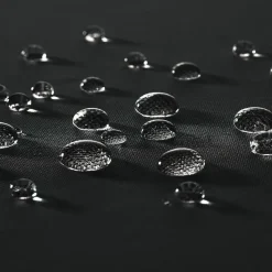 tectake Gestoffeerde campingstoel MTX, opvouwbaar, met bekerhouder, Zwart Best