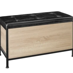 tectake Gestoffeerde zitkist Calico 81,5x41,5x50,5cm Outlet