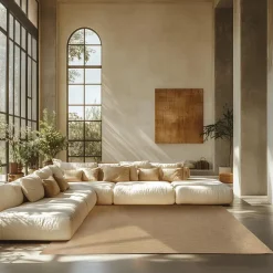 tectake ® Gevlochten vloerkleed Vibe van jute, boho-stijl 200 x 290 cm Best