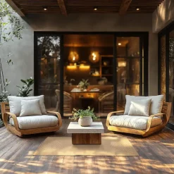 tectake ® Gevlochten vloerkleed Vibe van jute, boho-stijl 80 x 150 cm Outlet