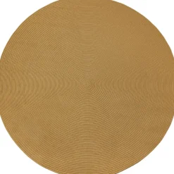 tectake ® Geweven vloerkleed Raya in jute-look Ø 160 cm - Bruin Best
