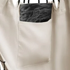 tectake Hangstoel Malika, boho-stijl, draagkracht 150kg, Beige Hot